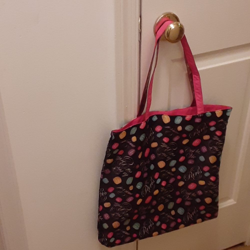 Lancome Reversible Double Handle Shoulder Bag